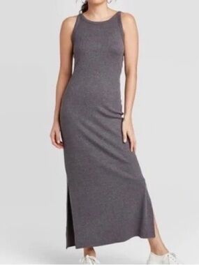 a new day Charcoal Ribbed Knit Top